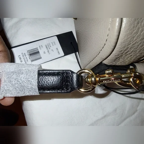 NWT Marc Jacobs THE SOFTSHOT 17 Camera Shoulder Bag Cement Multi - Picture 12 of 12